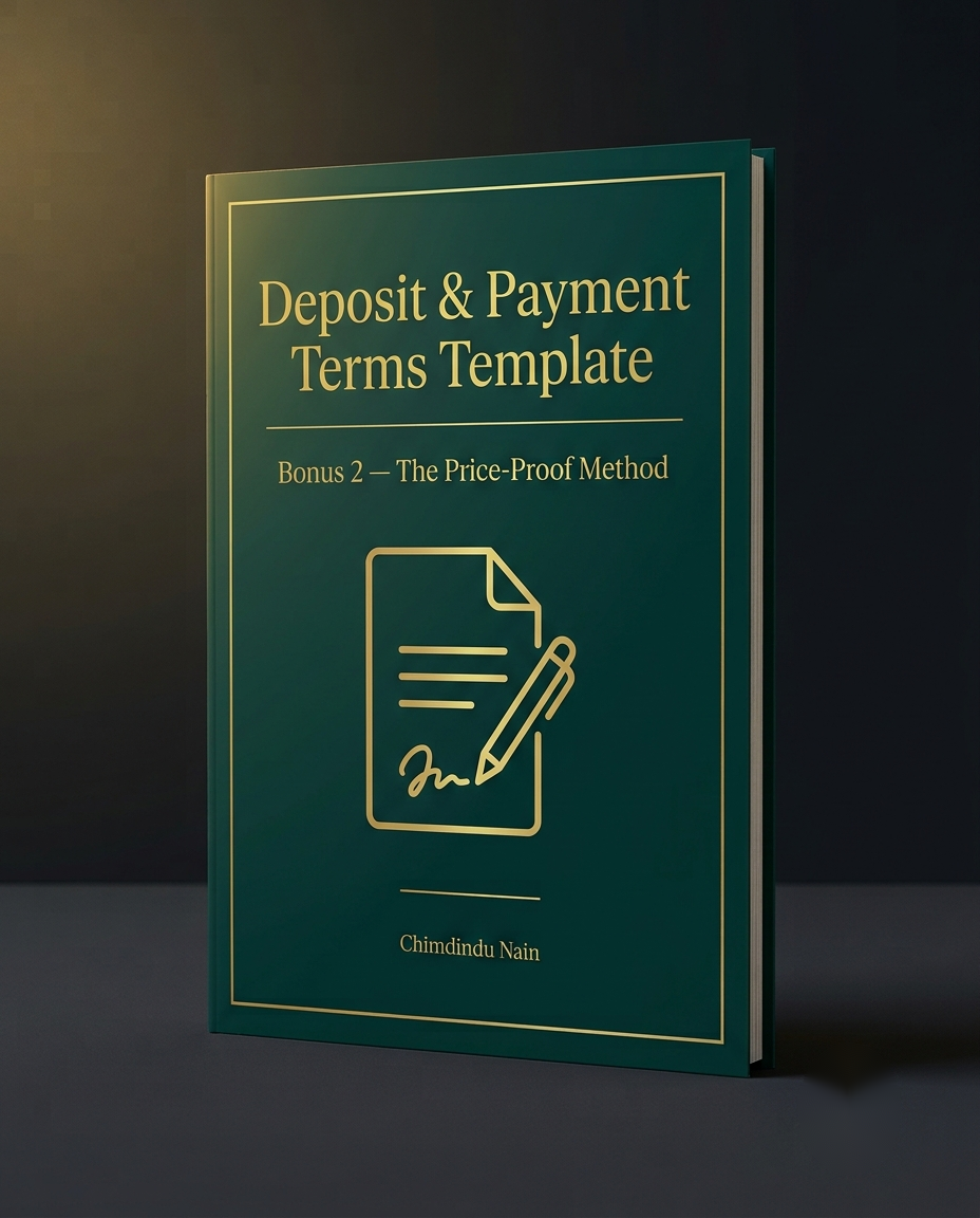Deposit and Payment Terms Template cover